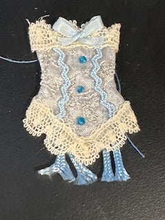 Handcrafted bustier/corset made in England