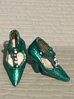 Handcrafted doll's cobbler shoes