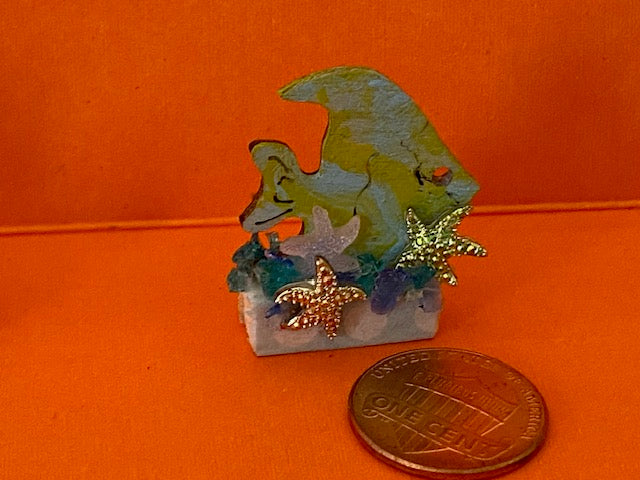 3d seaside beach art