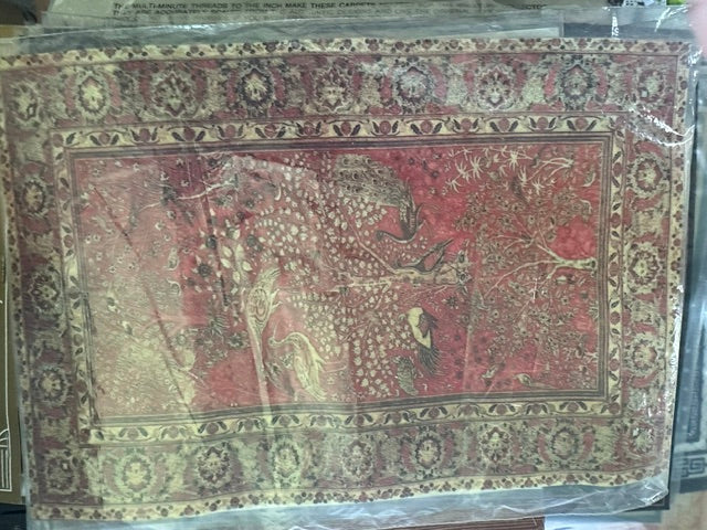 Printed carpet/rug (10.5 x7 inches approx)
