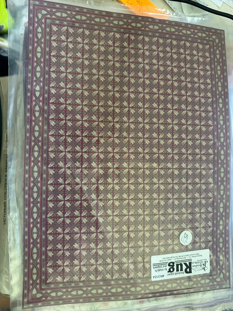 Printed rug/carpet (8.5 x 11.5 inches)