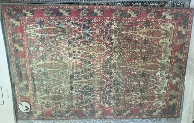 Printed rug (5.5x8.75 inches approx)