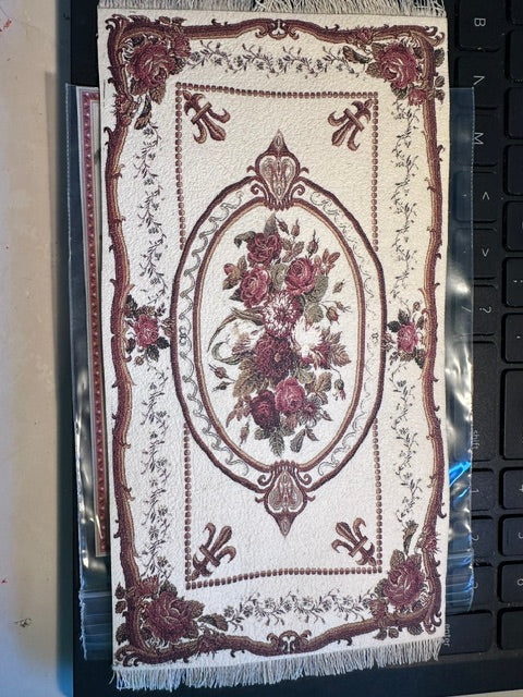 Rug/area carpet 8x4.25 inches approx printed