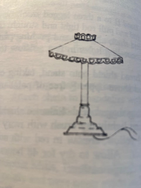 Working electric library lamp light kit