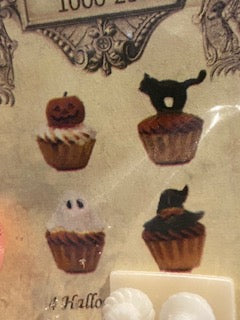 Paint it yourself Halloween cupcakes