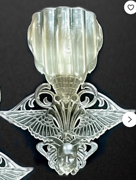 Paint it yourself pair of art nouveau sconces