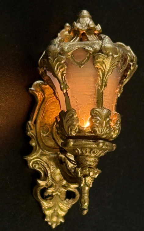 Assorted paint it yourself stained glass sconces-come as a pair
