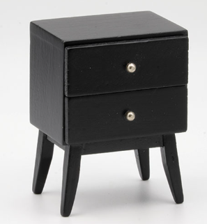 Black night table