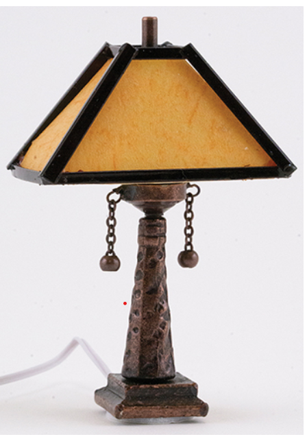 Electric lamp with replaceable bulb