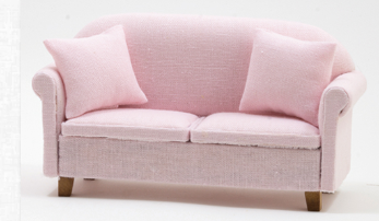Pale pink couch/sofa