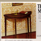 House of Miniatures half moon table or demi table kit