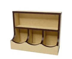 Toy storage shelf kit