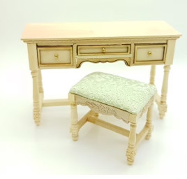 Paint it yourself vanity with stool