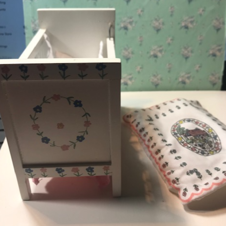 Crib and Dresser set Your Dollhouse Miniature Headquarters Crib and Dresser set Your Dollhouse Miniature Headquarters