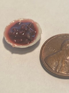 Handcrafted bowl of cranberry sauce