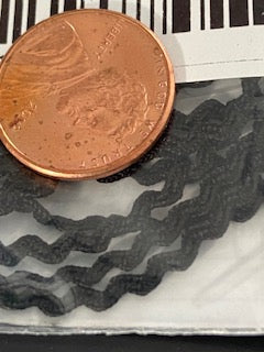 1/8" tiny rick rack assorted colours-priced by the yard