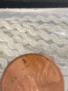 1/8" tiny rick rack assorted colours-priced by the yard