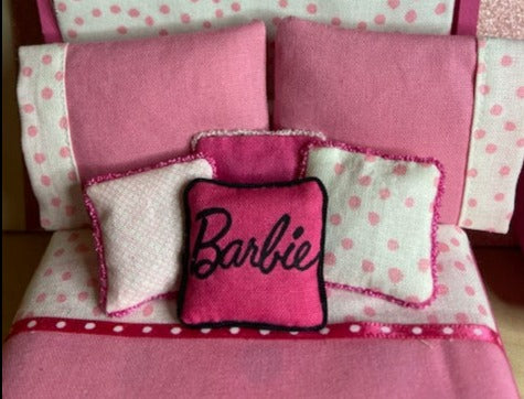 Assorted pillows-These are 1:12 scale; not Barbie size