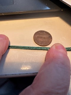 Assorted colour 3 mm trim - price per yard