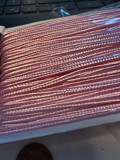 Assorted colour 3 mm trim - price per yard