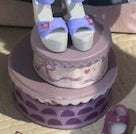 Assorted hat boxes - purple(series-hb1)