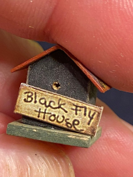 Robin Betterley handpainted blackfly house