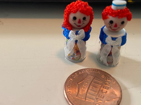 Raggedy Ann and Andy Jars (sold as a set)