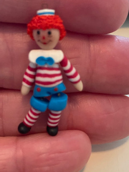 Raggedy Ann and Andy with wobbly legs (sold as a set)