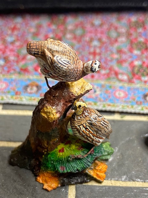 Quail bird scene  REG PRICE:  $40  Sale