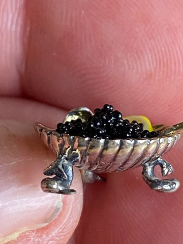 Sterling Silver Caviar Dish by Don Henry
