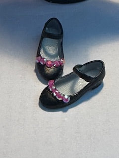 Fuschia dress collection with matching shoes