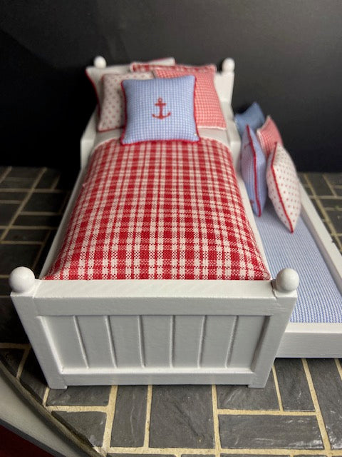 Handcrafted dressed bed