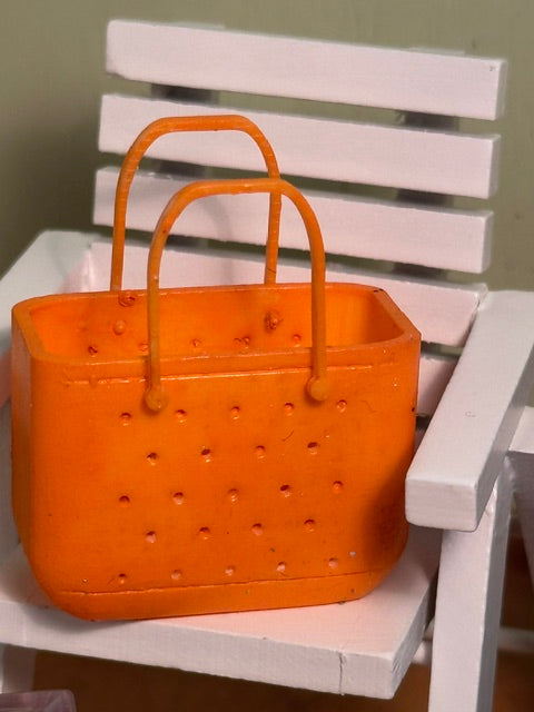 Fauxbogg bag handpainted