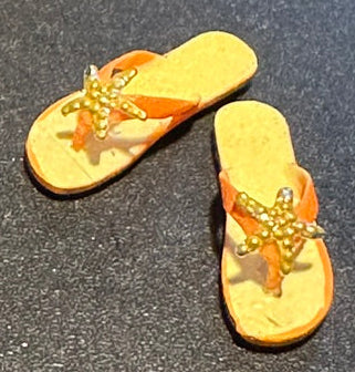 Beach flip flops