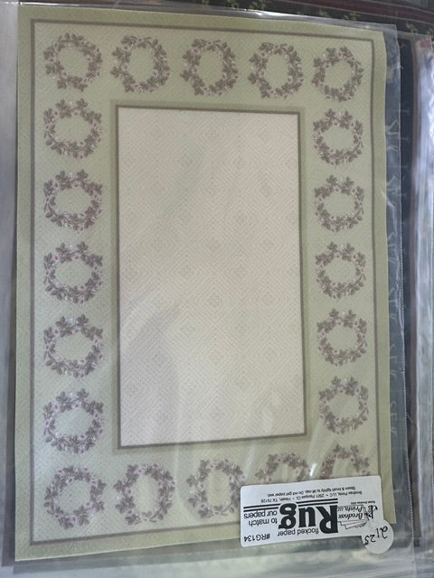 Assorted printed rugs/carpets (8.5 x 6.5 inches)