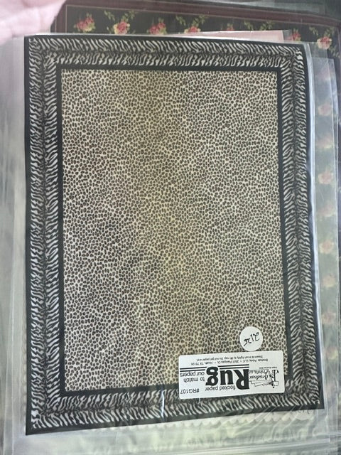 Assorted printed rugs/carpet (9 x 7.25 inches)