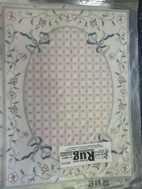Assorted printed rugs/carpets (8.5 x 6.5 inches)