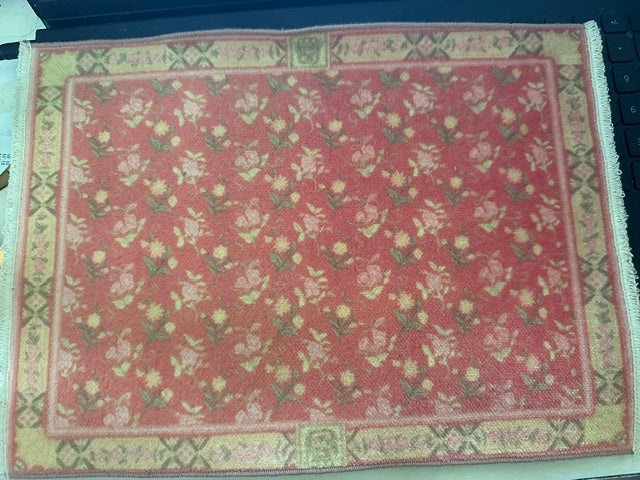 12x9 inches Floral rug/carpet
