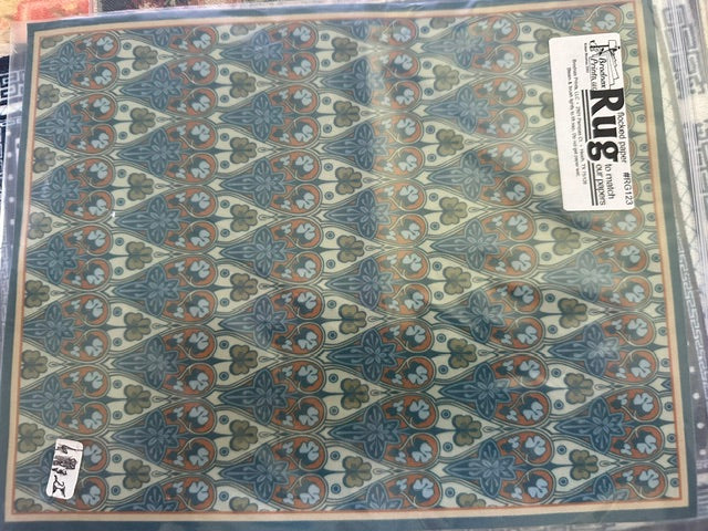 Printed Rug (9.25x 7.5 inches approx)