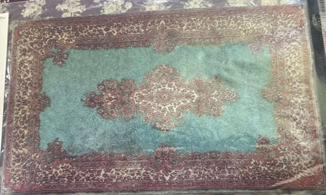 Printed carpet (approx 4.5 x7 inches)