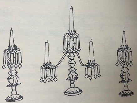 supplies for candleabra-5 arm kit