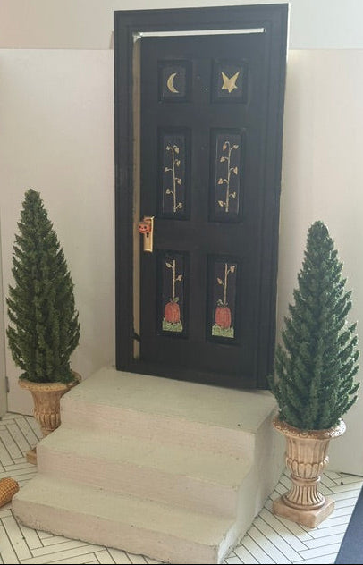 Door with Robin Betterley print