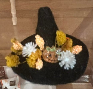 Assorted handcrafted hats for witches