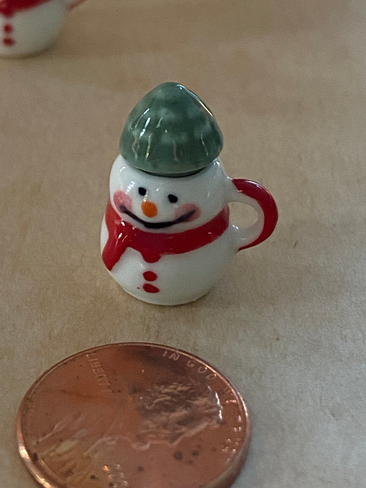 Winter snowman holiday decor