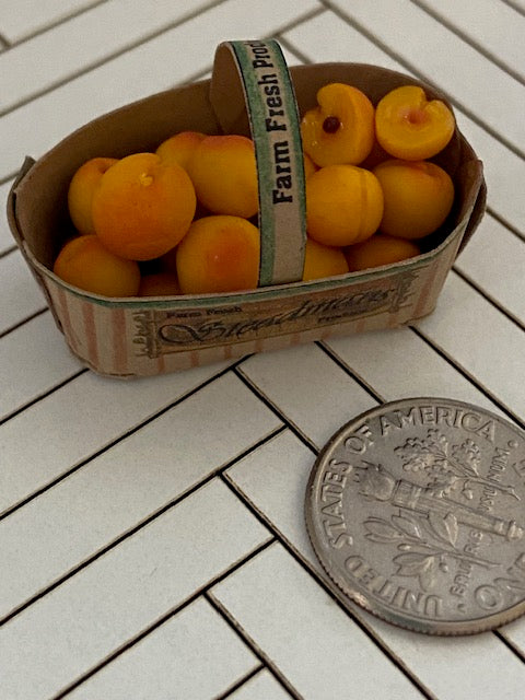 Peach Basket handcrafted