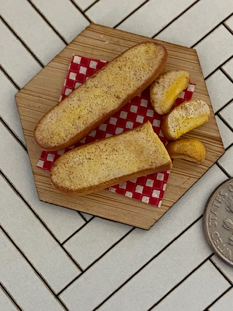 Handcrafted garlic bread