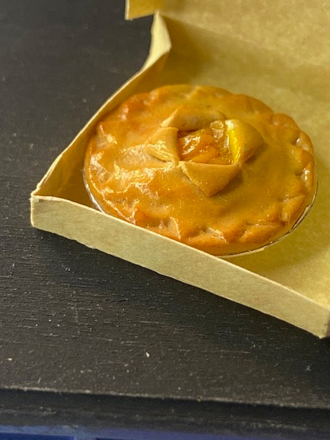 Assorted pies in box handcrafted