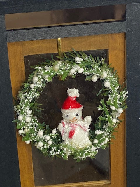 Winter snowman holiday decor