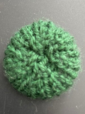 Mini knitted pillows-approx 1.25 inches in diameter