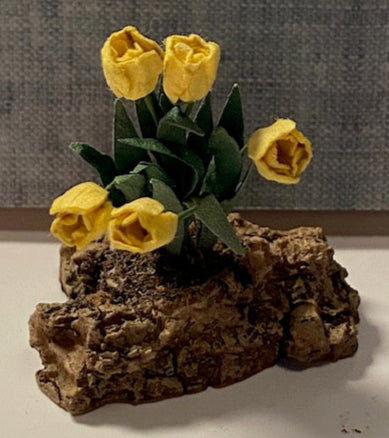 Floral garden statue